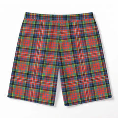 McPherson Ancient Tartan Crest Men's Beach Shorts