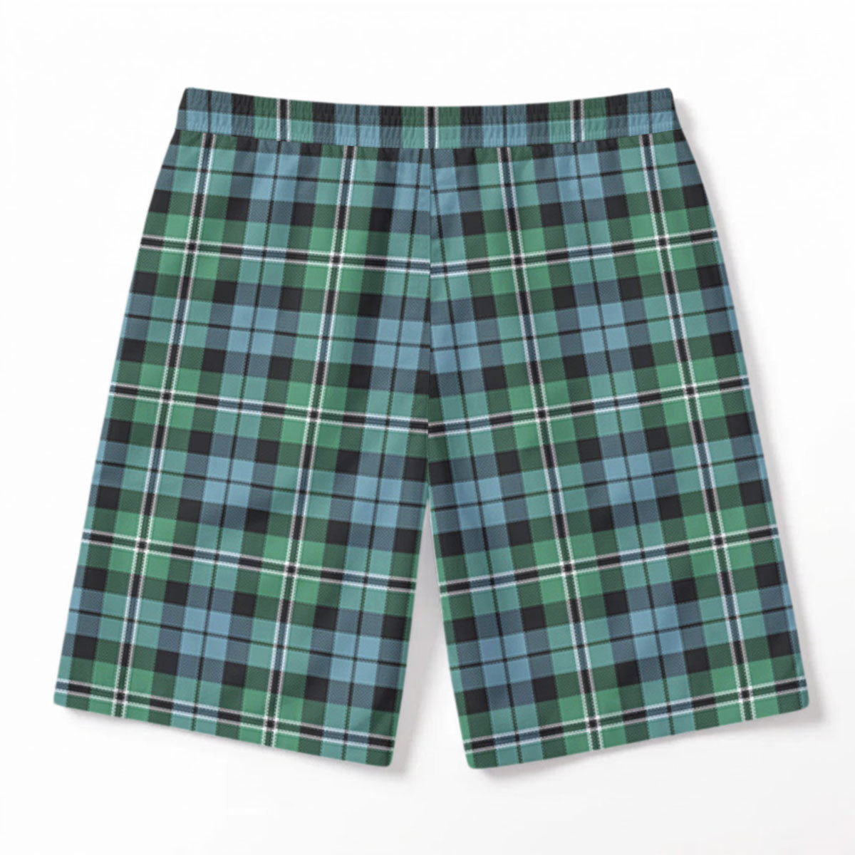 Melville Tartan Crest Men's Beach Shorts