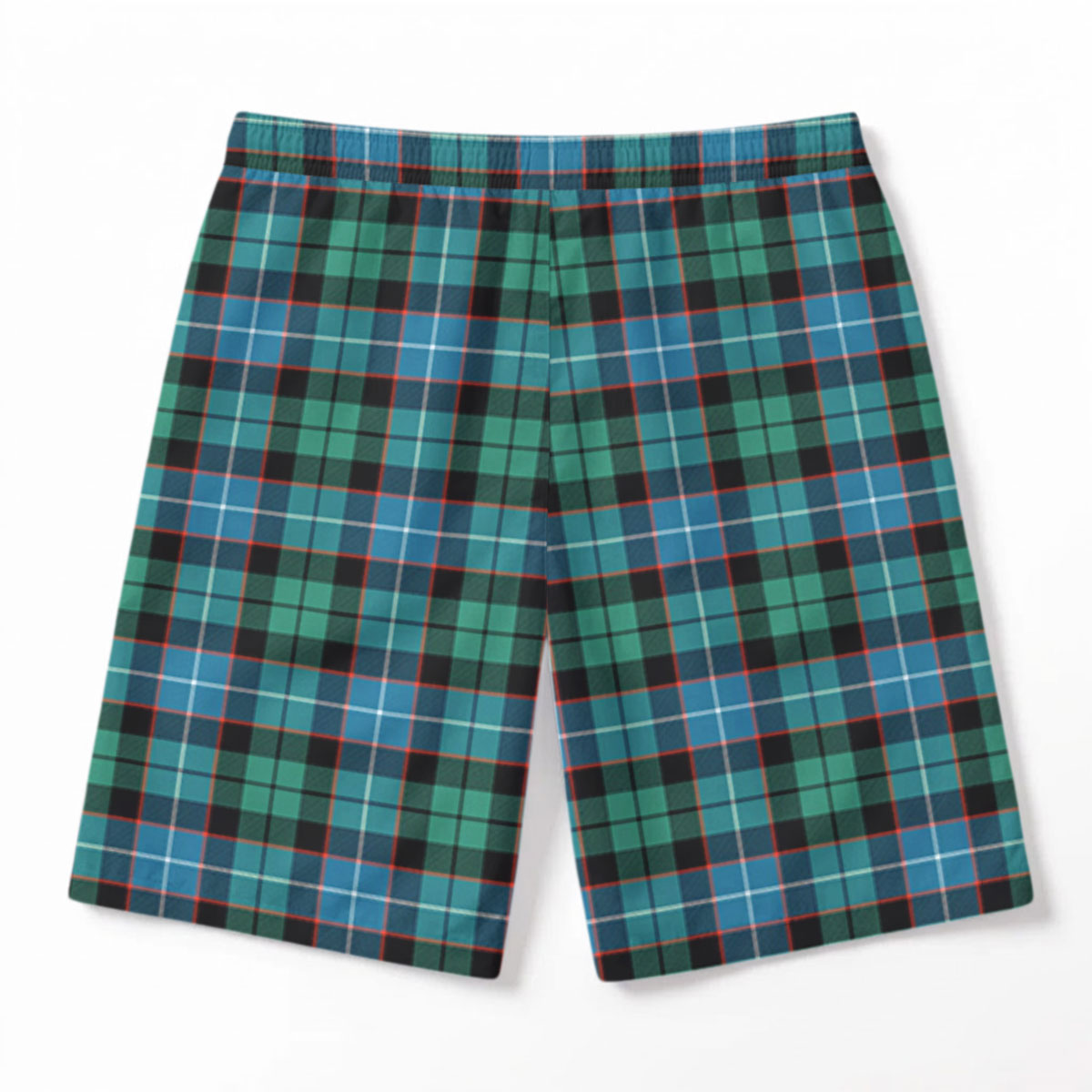 Mitchell Ancient Tartan Crest Men's Beach Shorts