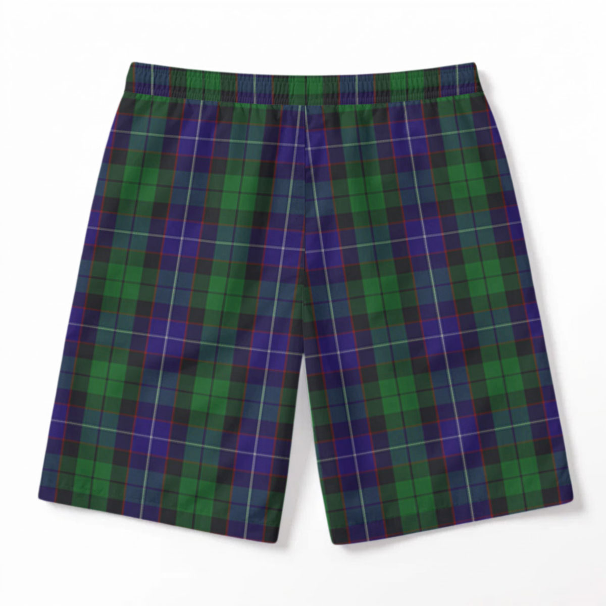 Mitchell Tartan Crest Men's Beach Shorts