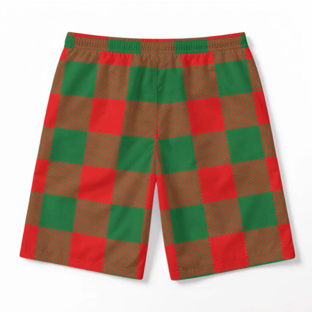 Moncrief Tartan Crest Men's Beach Shorts