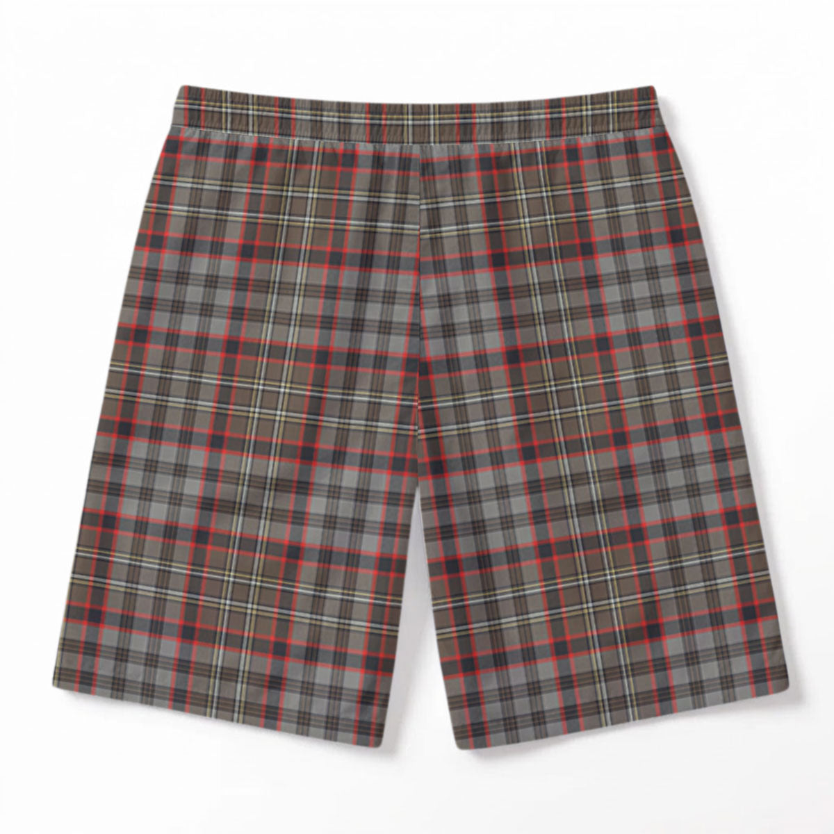 Nicolson Hunting Weathered Tartan Crest Men's Beach Shorts