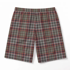 Nicolson Hunting Weathered Tartan Crest Men's Beach Shorts