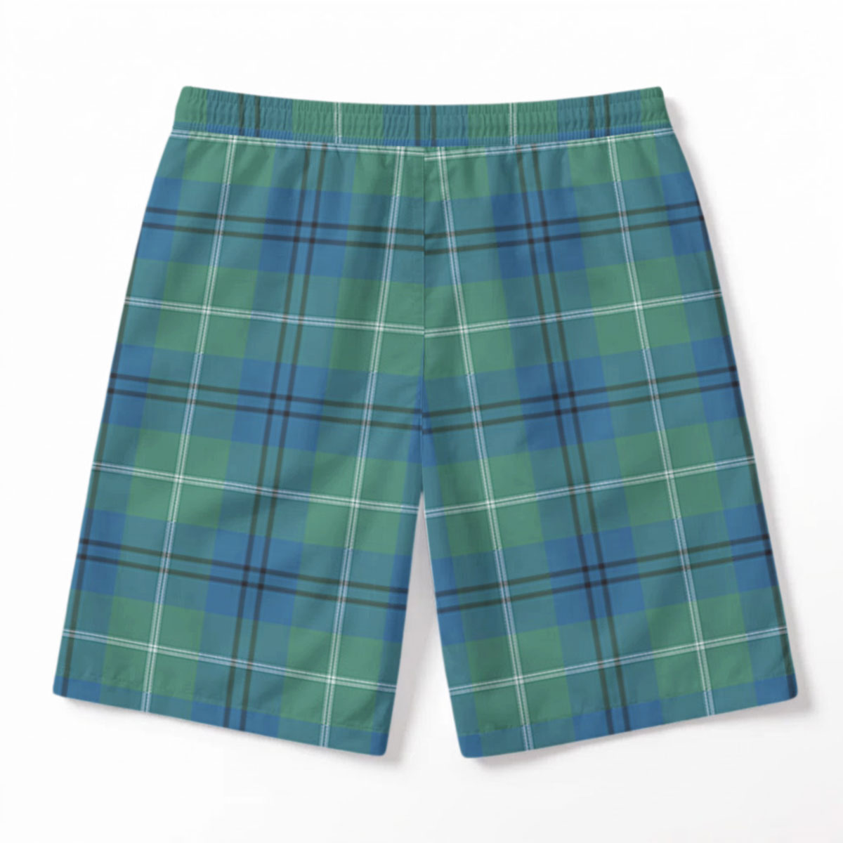 Oliphant Ancient Tartan Crest Men's Beach Shorts