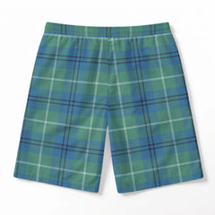 Oliphant Ancient Tartan Crest Men's Beach Shorts