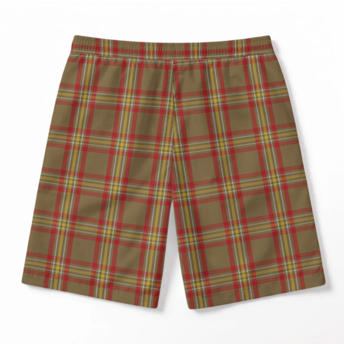 Reid Ancient Tartan Crest Men's Beach Shorts
