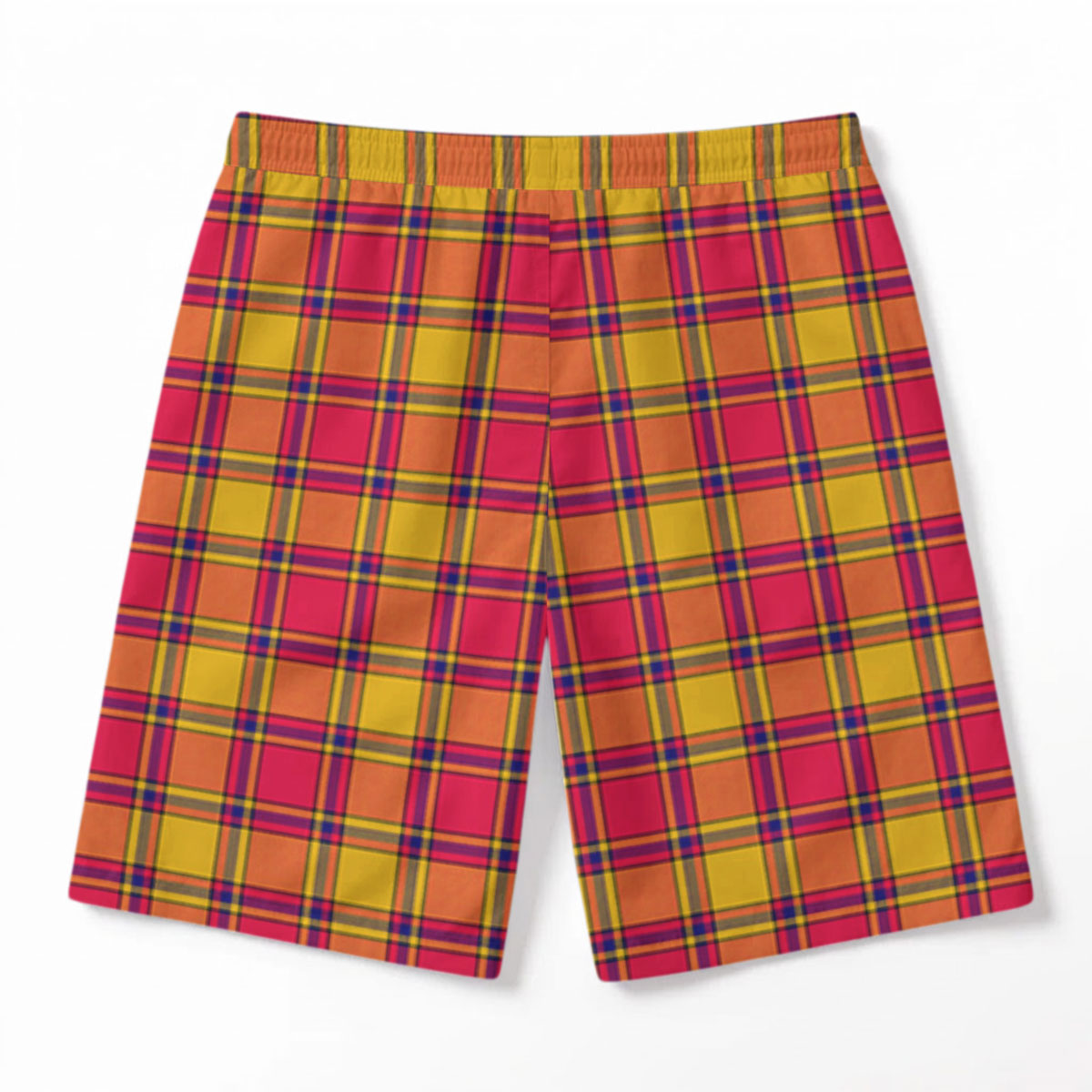 Scrymgeour Tartan Crest Men's Beach Shorts