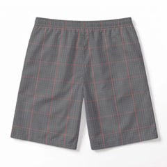 Shepherd Tartan Crest Men's Beach Shorts