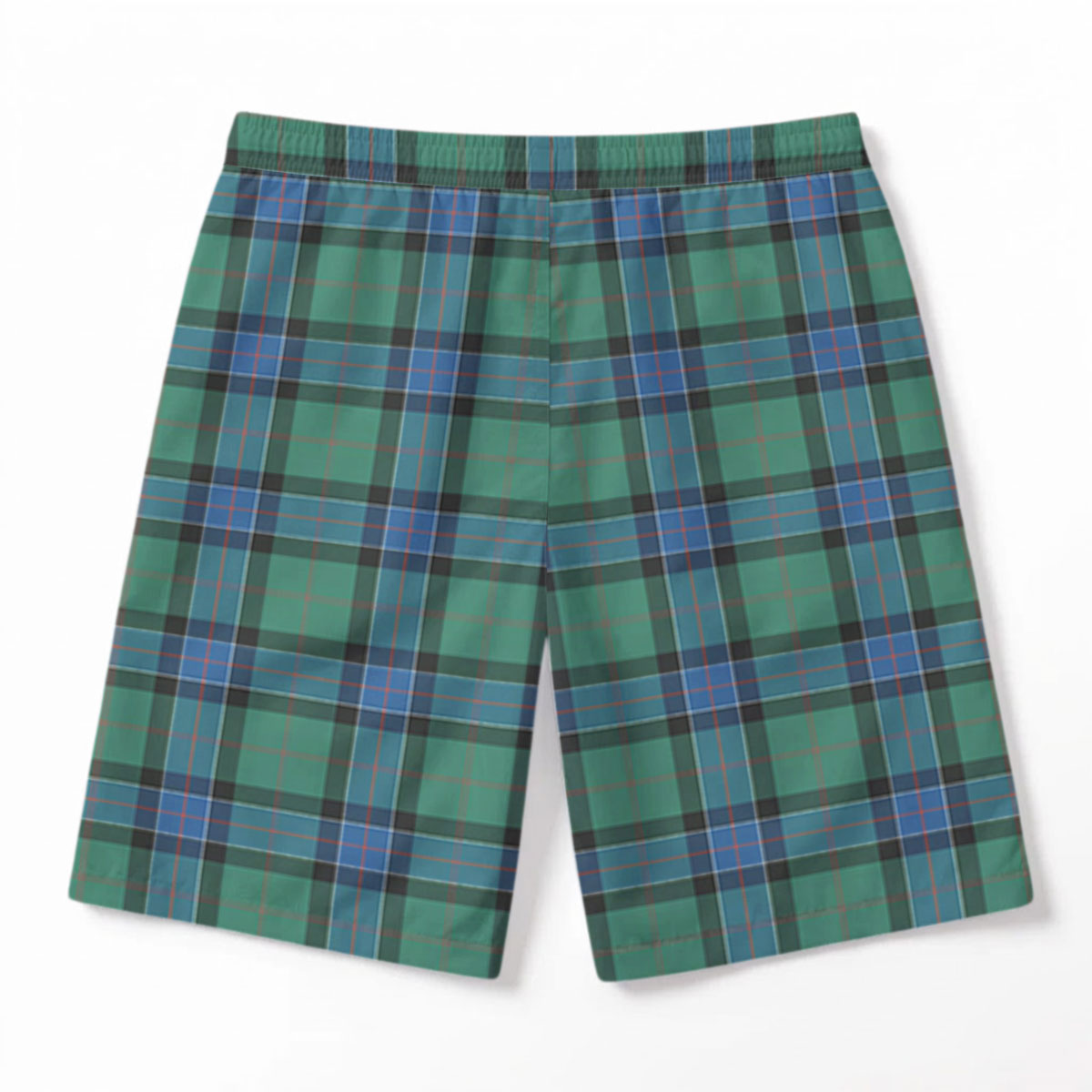 Sinclair Hunting Ancient Tartan Crest Men's Beach Shorts