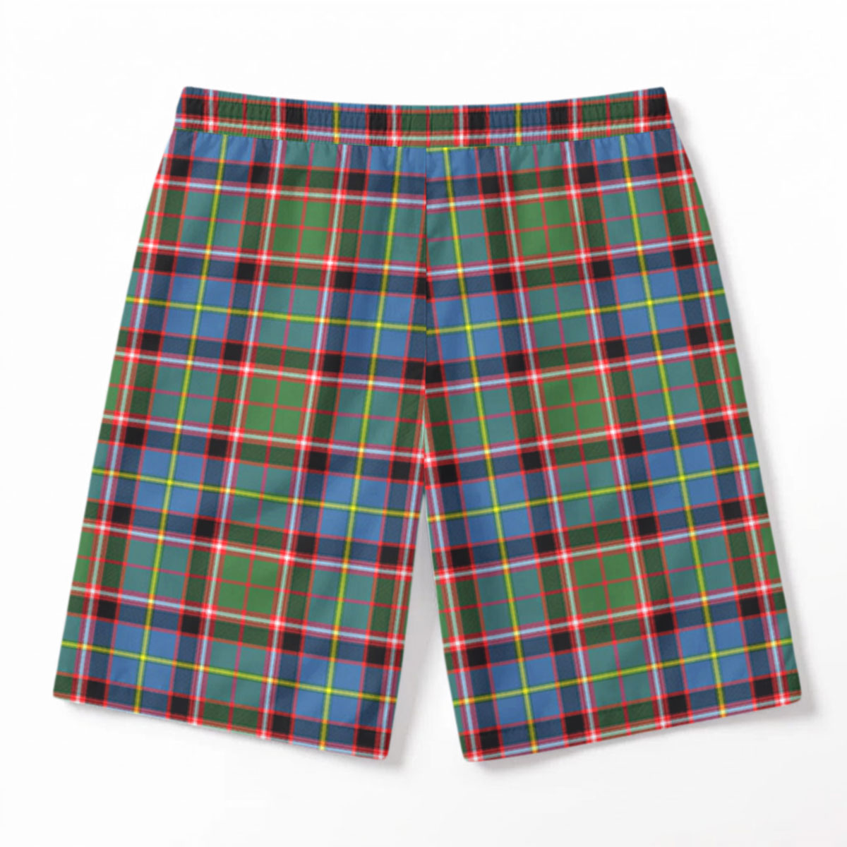 Stirling (of Keir) Tartan Crest Men's Beach Shorts