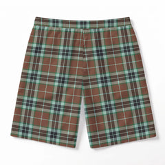 Thomson Hunting Modern Tartan Crest Men's Beach Shorts