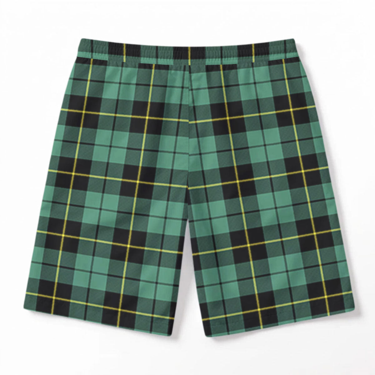 Wallace Hunting Ancient Tartan Crest Men's Beach Shorts