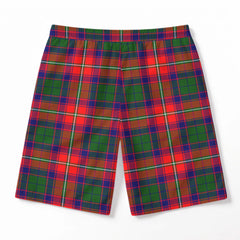 Wauchope (or Waugh) Tartan Crest Men's Beach Shorts