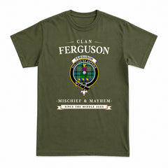 Ferguson Ancient Tartan Crest Mischief and Mayhem T-shirt