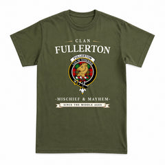 Fullerton Tartan Crest Mischief and Mayhem T-shirt