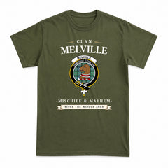 Melville Tartan Crest Mischief and Mayhem T-shirt