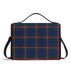 Agnew Modern Tartan Crest Satchel Bag
