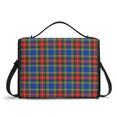 Beaton Modern Tartan Crest Satchel Bag