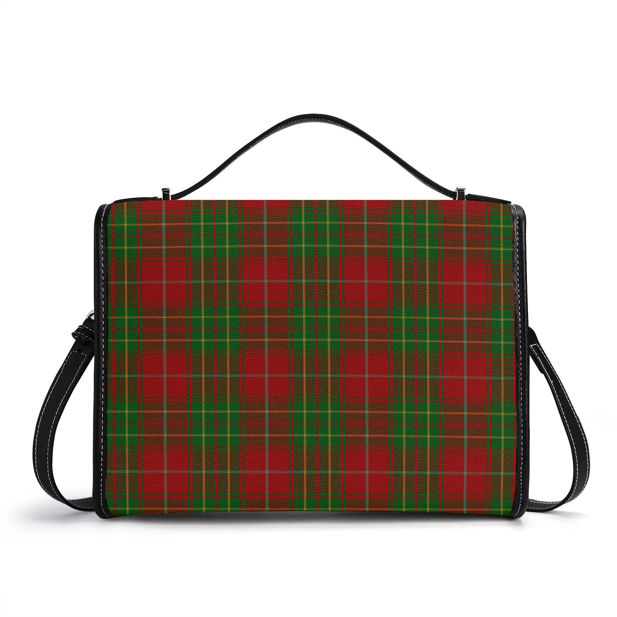Burnett Tartan Crest Satchel Bag
