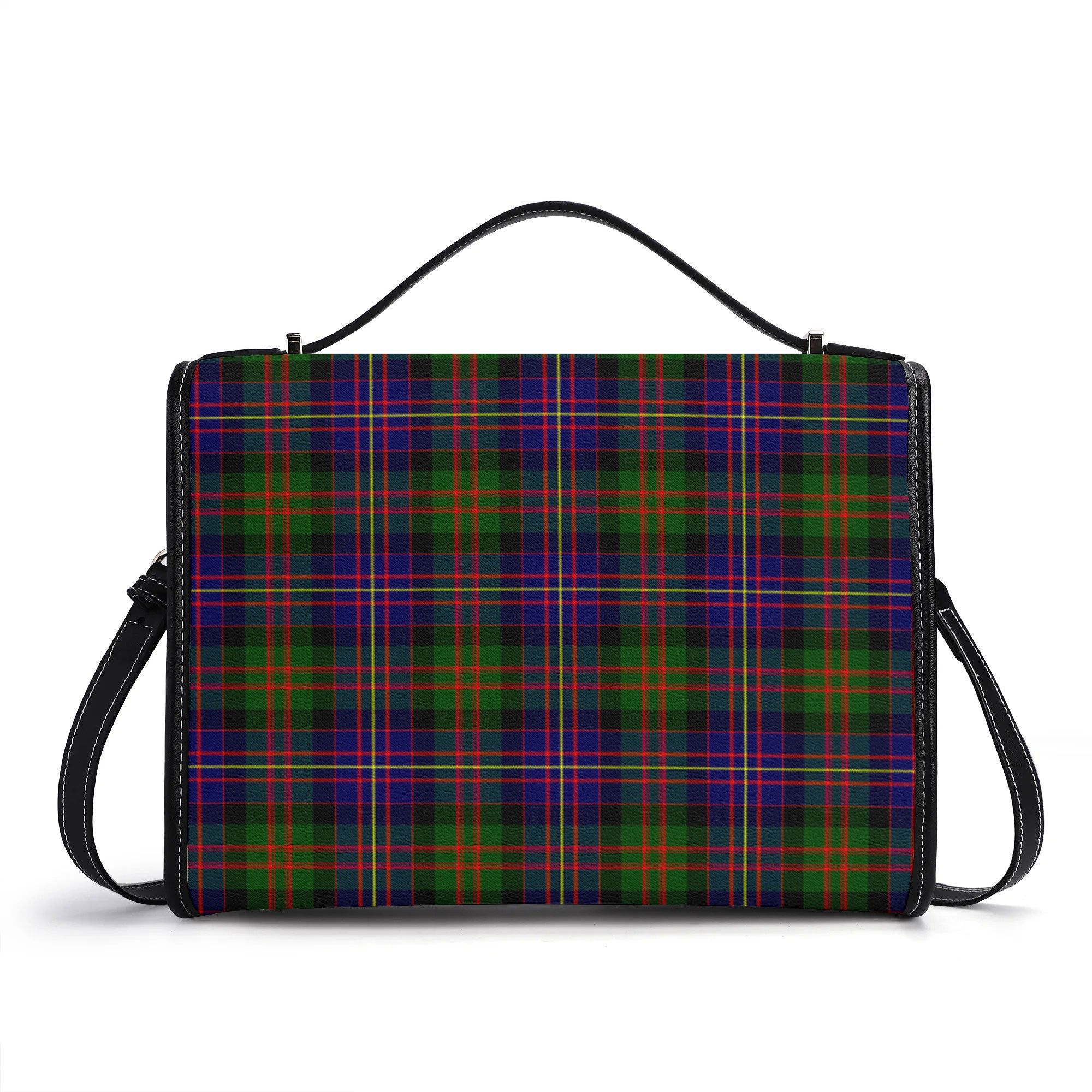 Chalmers Tartan Crest Satchel Bag
