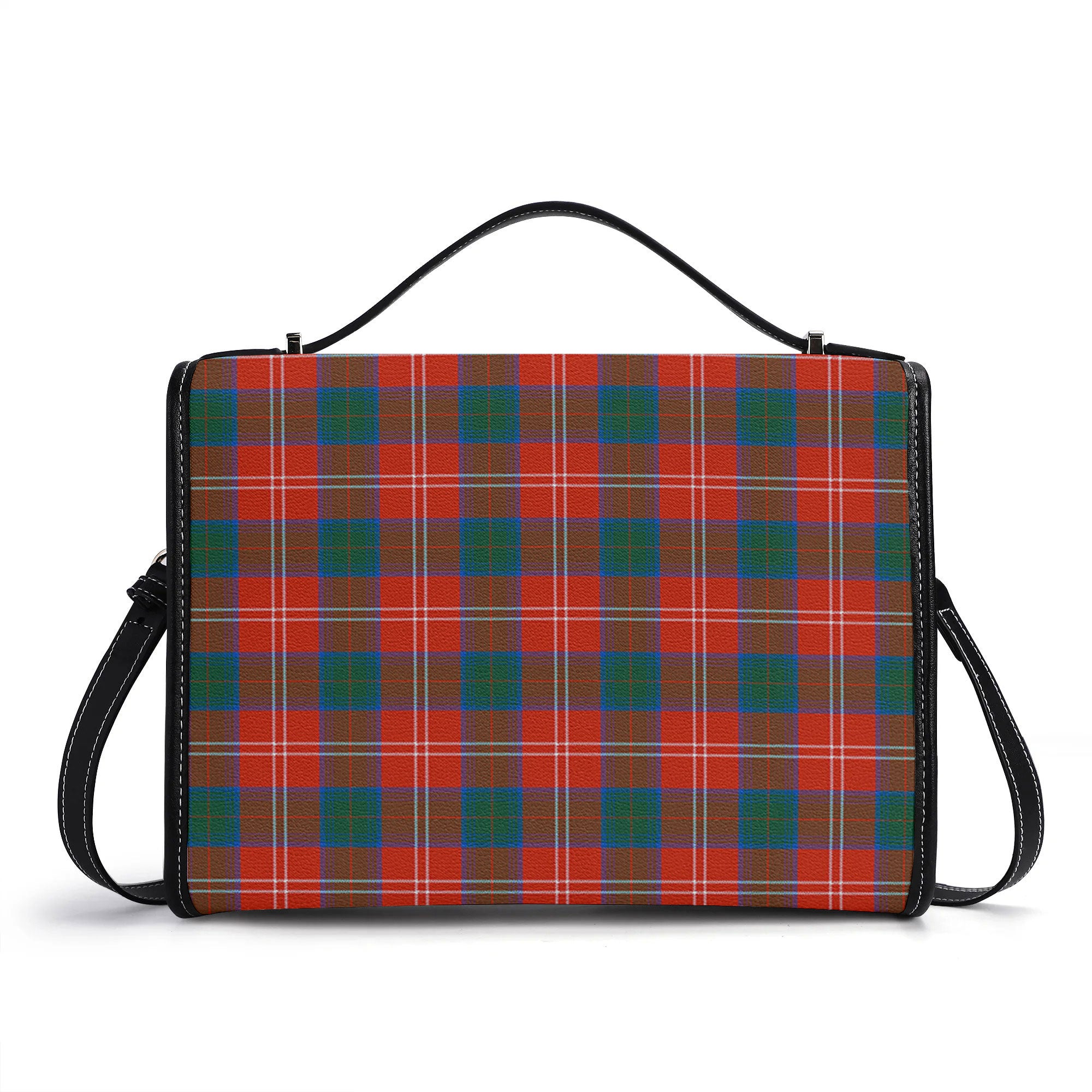 Chisholm Ancient Tartan Crest Satchel Bag