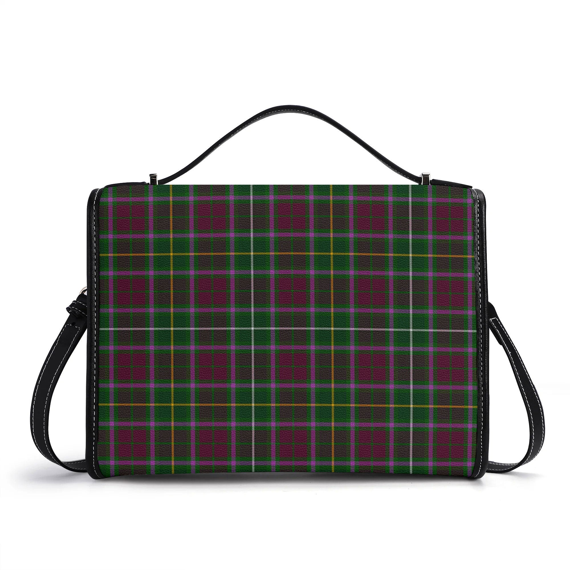 Crosbie Tartan Crest Satchel Bag