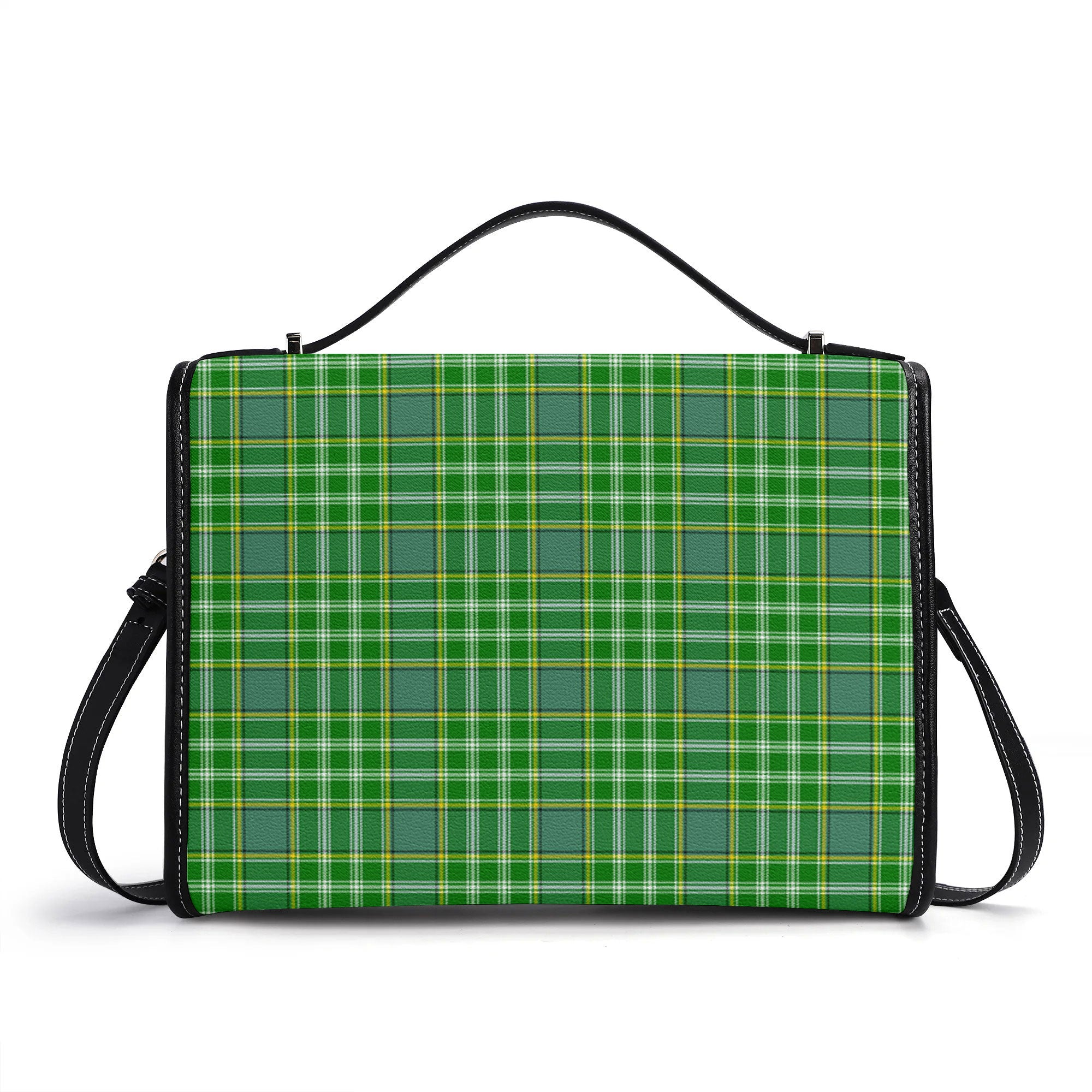 Currie Tartan Crest Satchel Bag