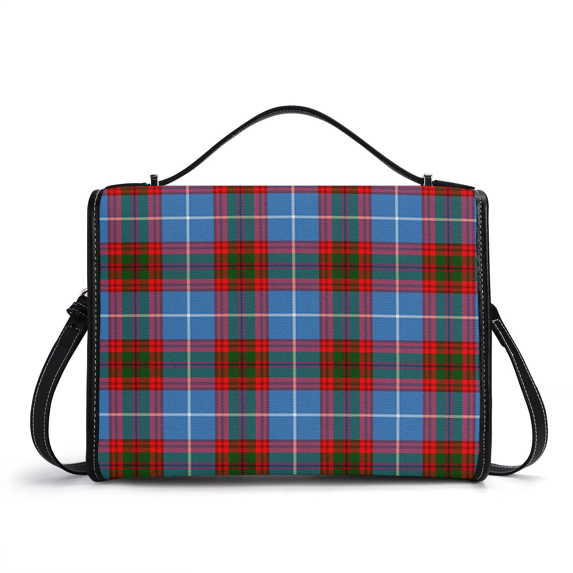 Dalmahoy Tartan Crest Satchel Bag