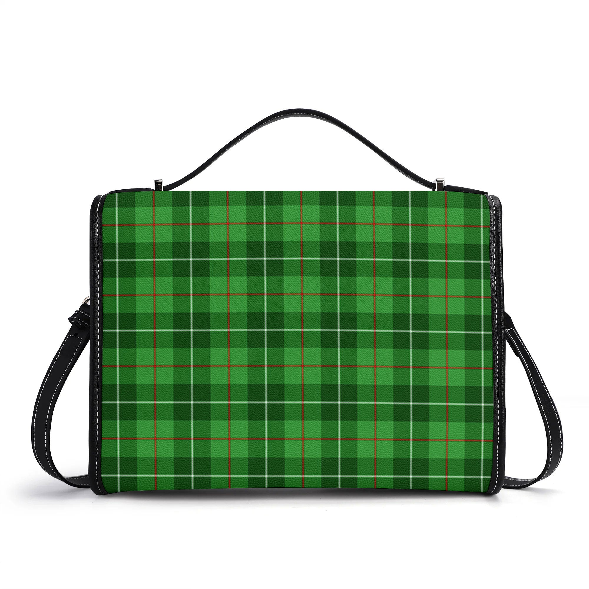 Galloway District Tartan Crest Satchel Bag