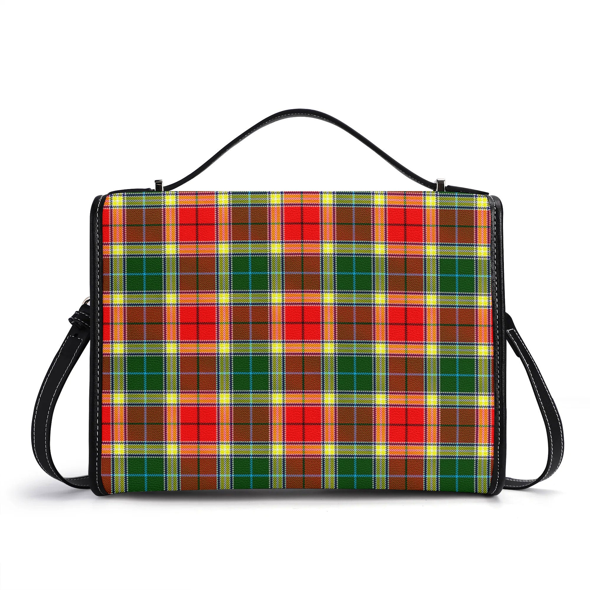 Gibson Tartan Crest Satchel Bag