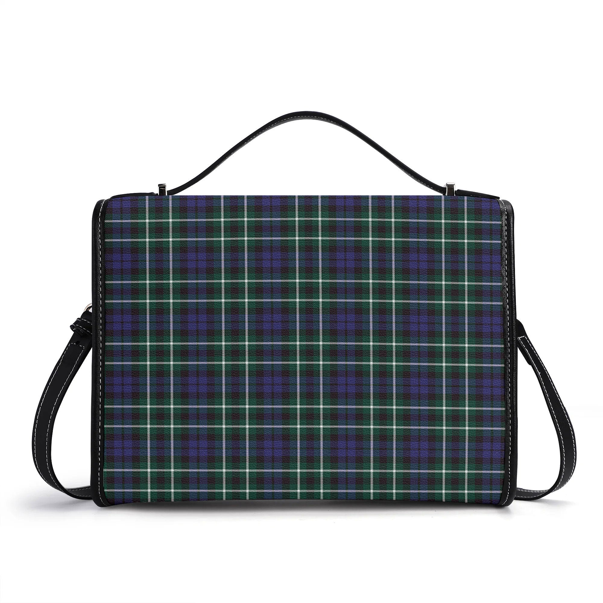 Graham of Montrose Modern Tartan Crest Satchel Bag