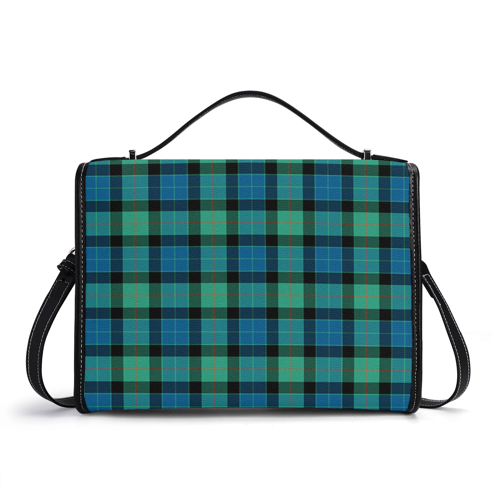 Gunn Ancient Tartan Crest Satchel Bag
