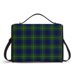 Johnston Modern Tartan Crest Satchel Bag