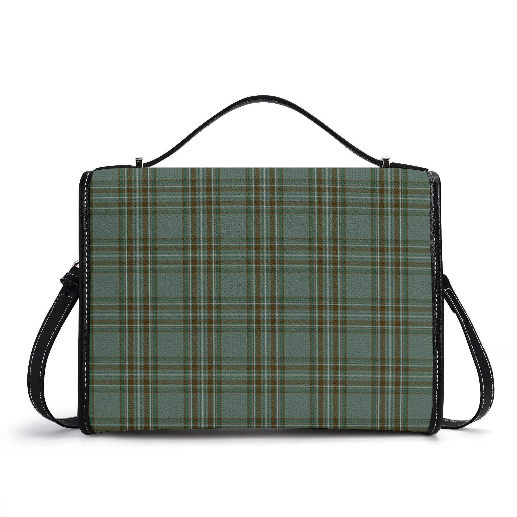 Kelly Dress Tartan Crest Satchel Bag