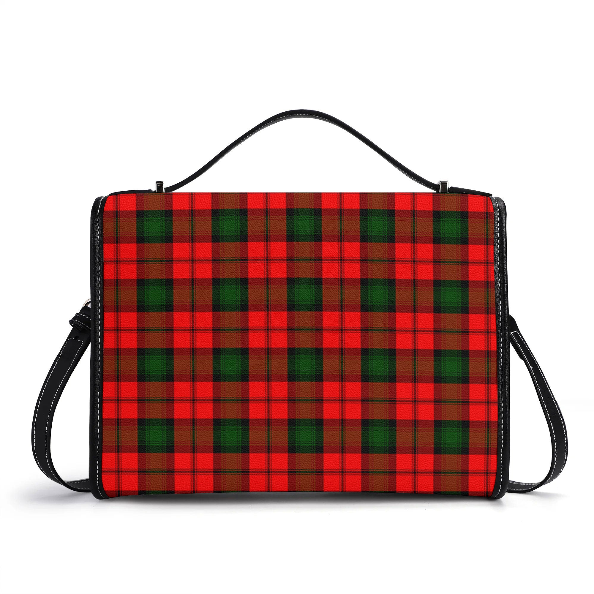 Kerr Modern Tartan Crest Satchel Bag