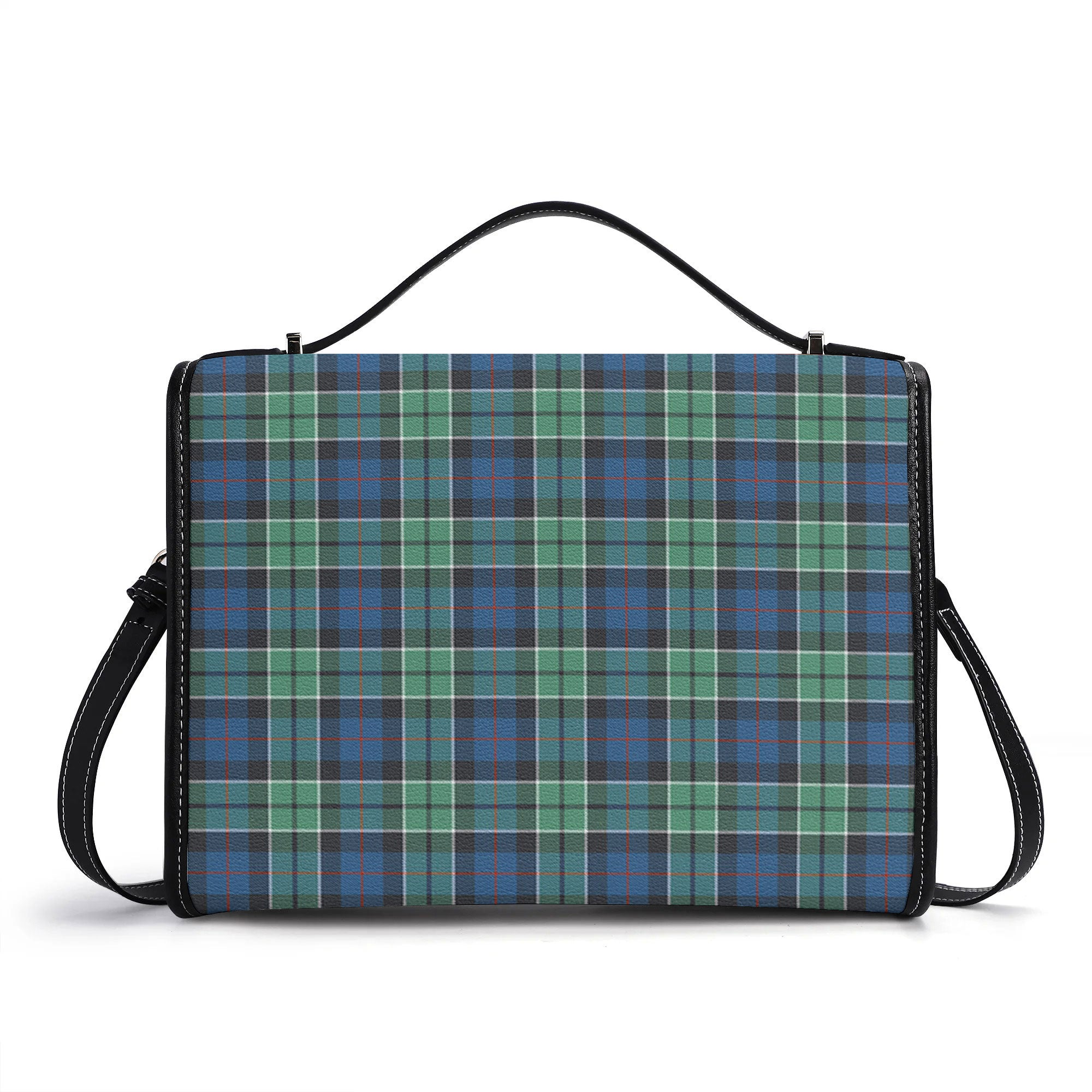 Leslie Hunting Ancient Tartan Crest Satchel Bag