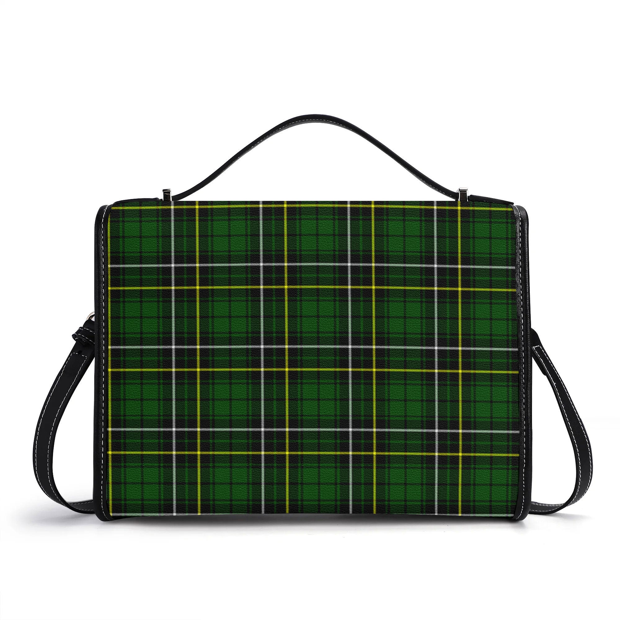 MacAlpine Modern Tartan Crest Satchel Bag