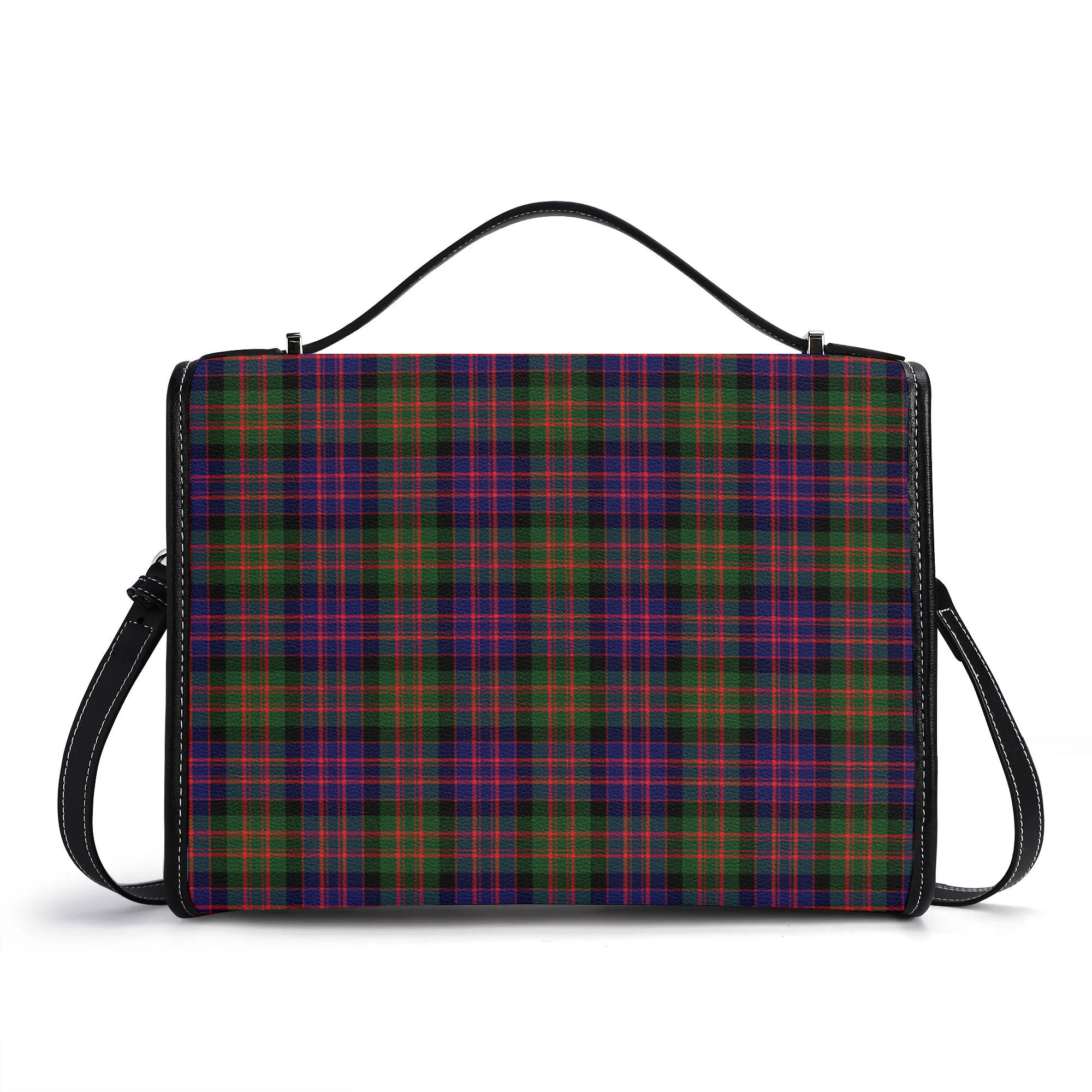 MacDonald Modern Tartan Crest Satchel Bag