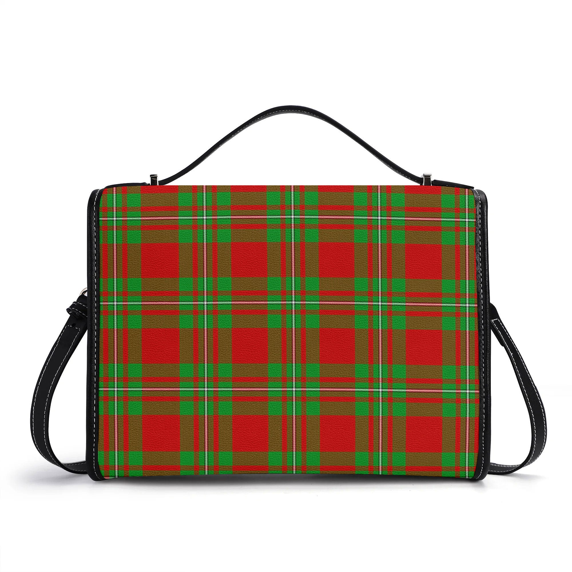 MacGregor Modern Tartan Crest Satchel Bag
