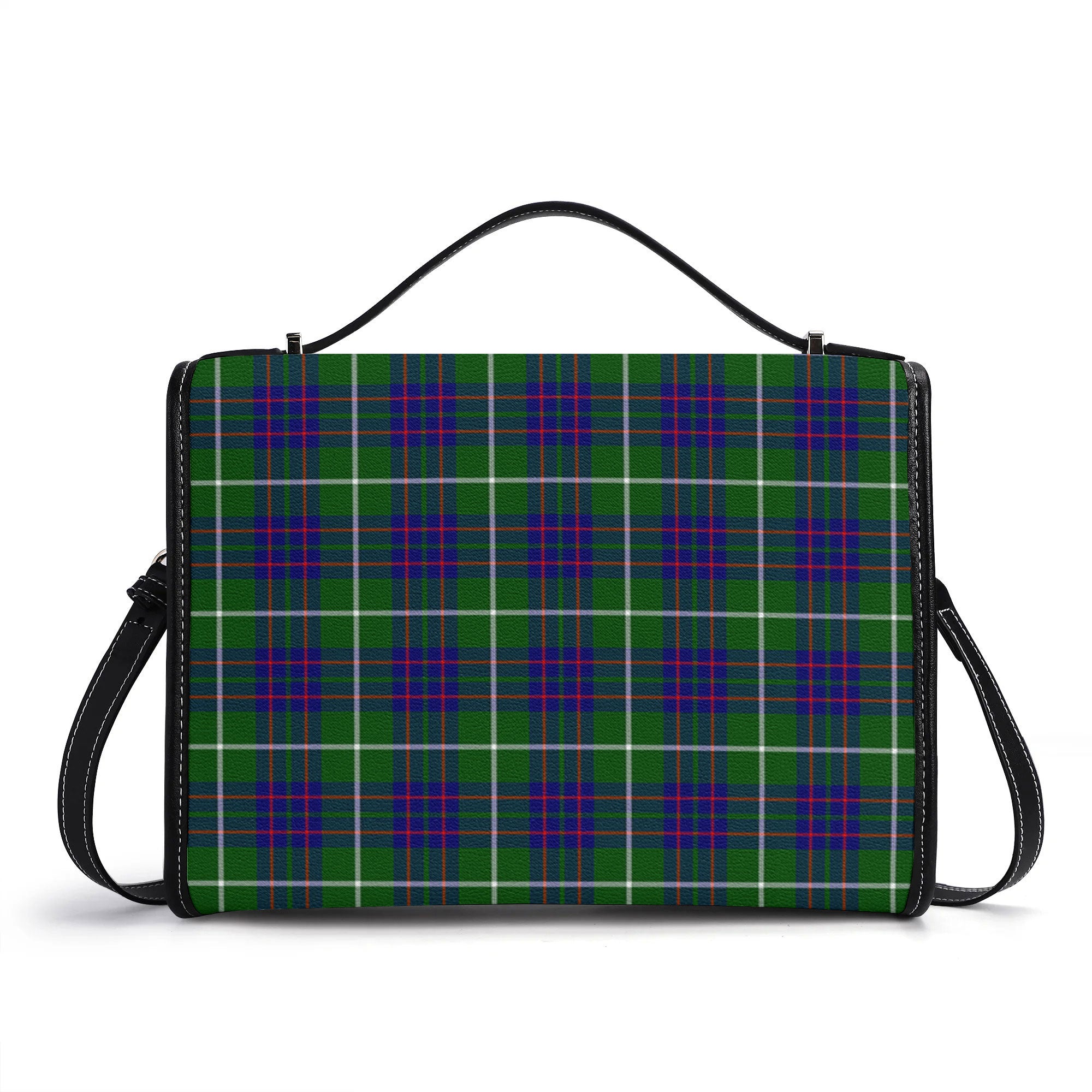 MacIntyre Hunting Modern Tartan Crest Satchel Bag