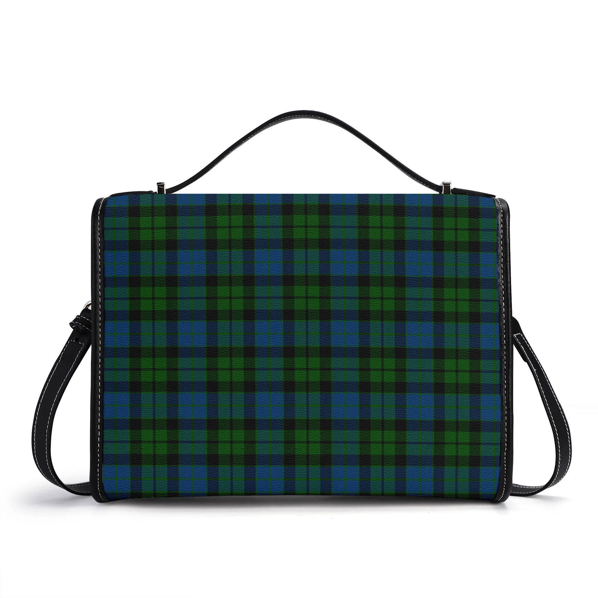 MacKay Modern Tartan Crest Satchel Bag