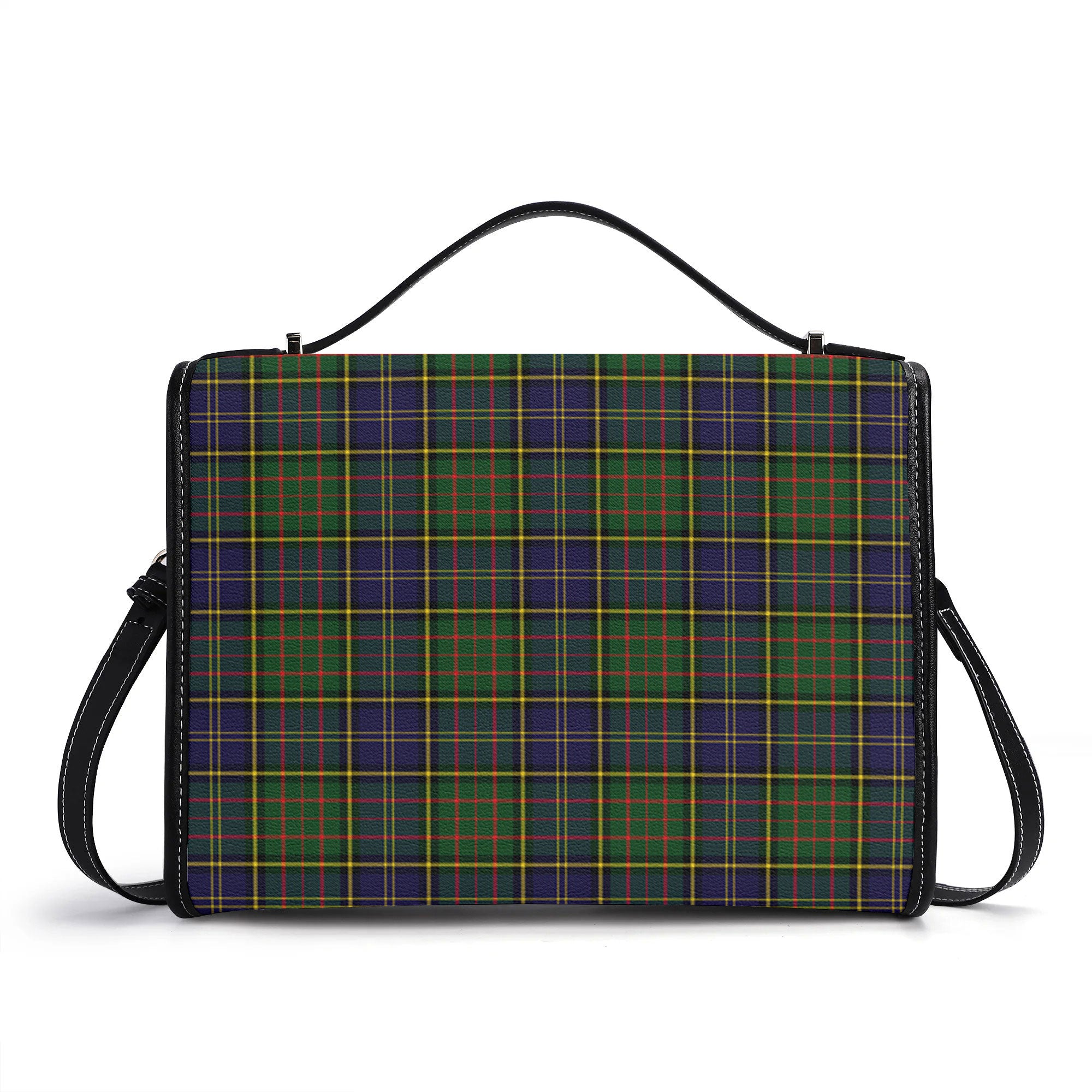 MacMillan Hunting Modern Tartan Crest Satchel Bag