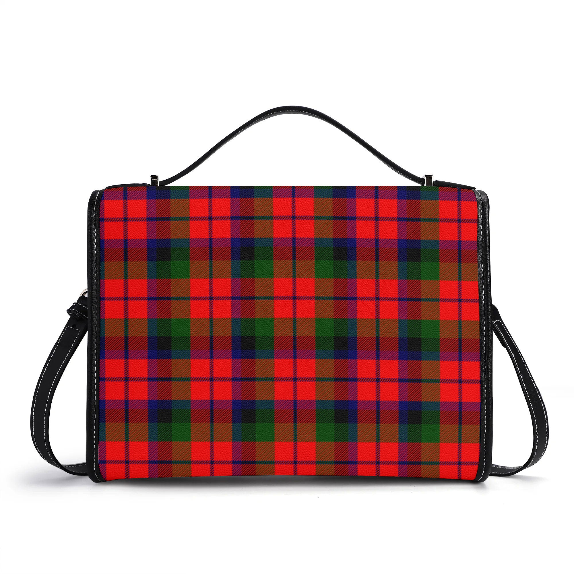 MacNaughten Tartan Crest Satchel Bag