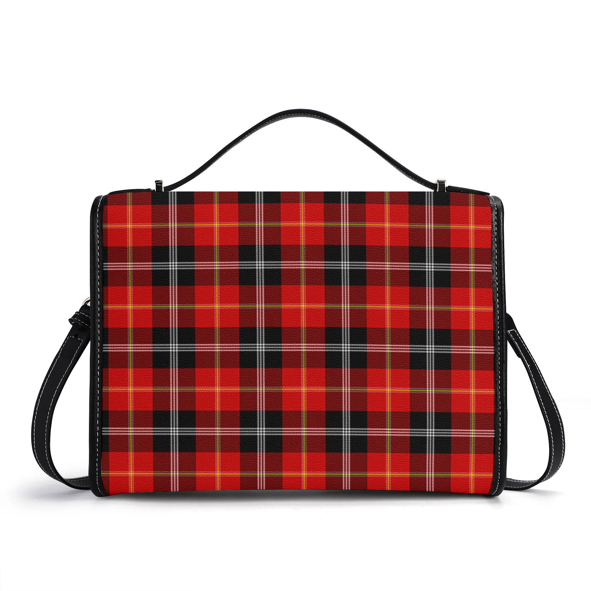Marjoribanks Tartan Crest Satchel Bag