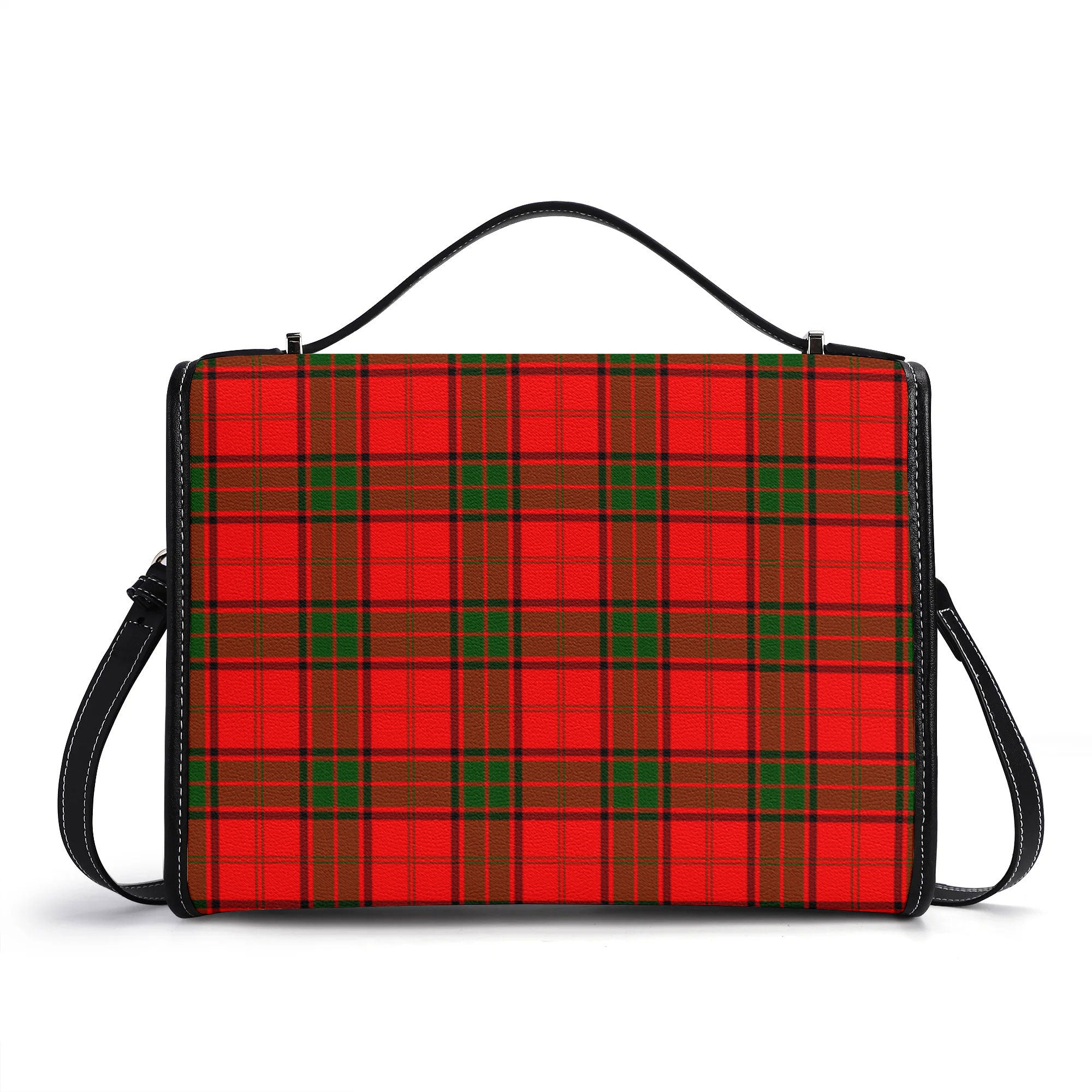 Maxtone Tartan Crest Satchel Bag