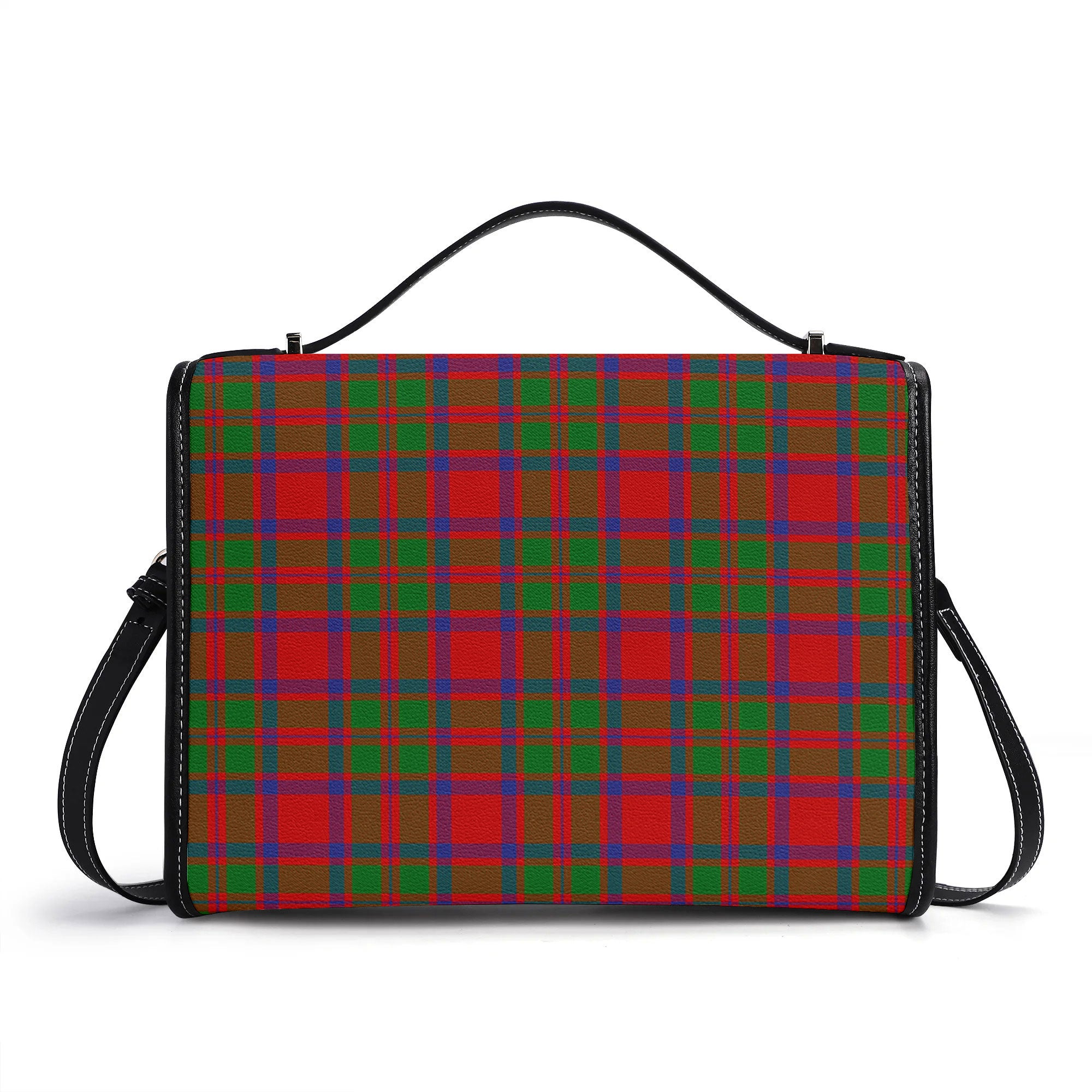McKintosh Modern Tartan Crest Satchel Bag