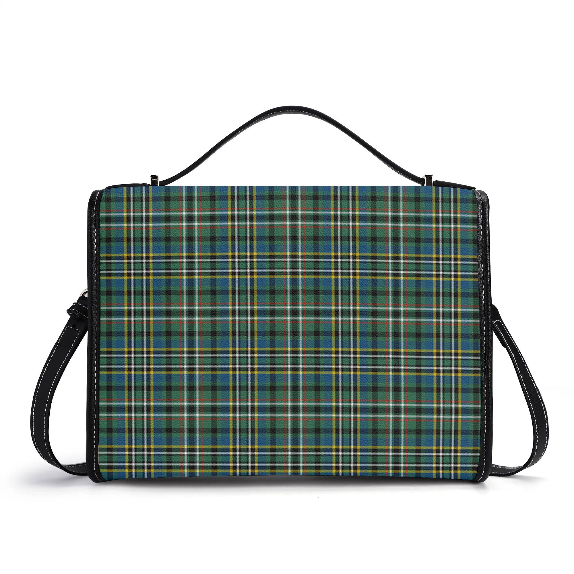 Scott Green Ancient Tartan Crest Satchel Bag