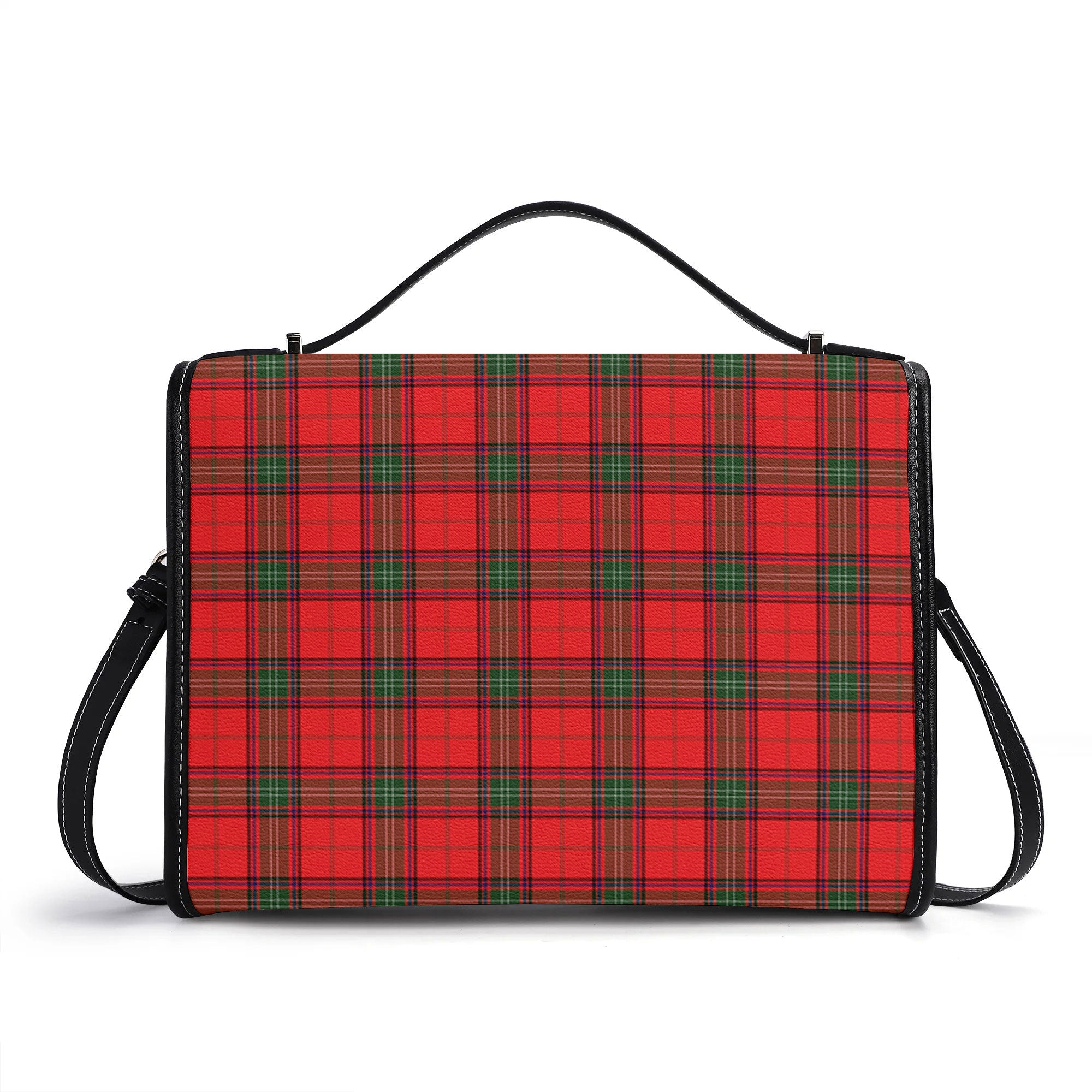 Seton Modern Tartan Crest Satchel Bag