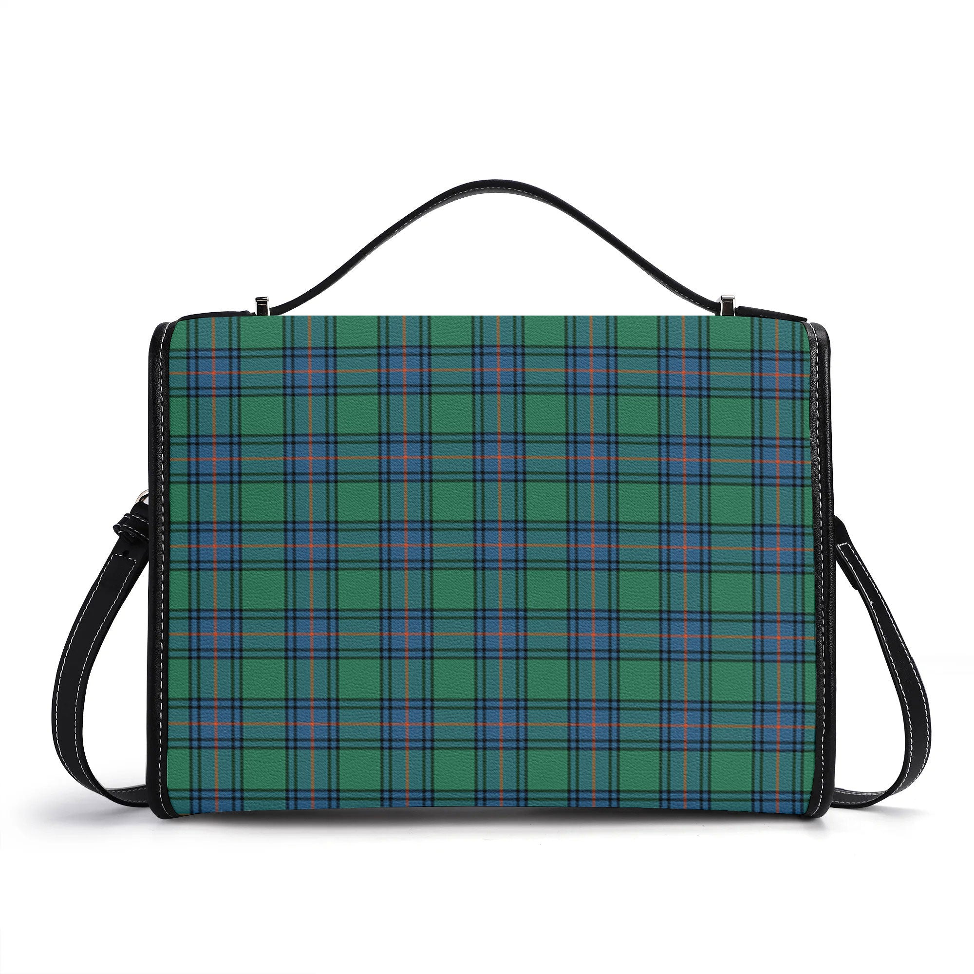 Shaw Ancient Tartan Crest Satchel Bag
