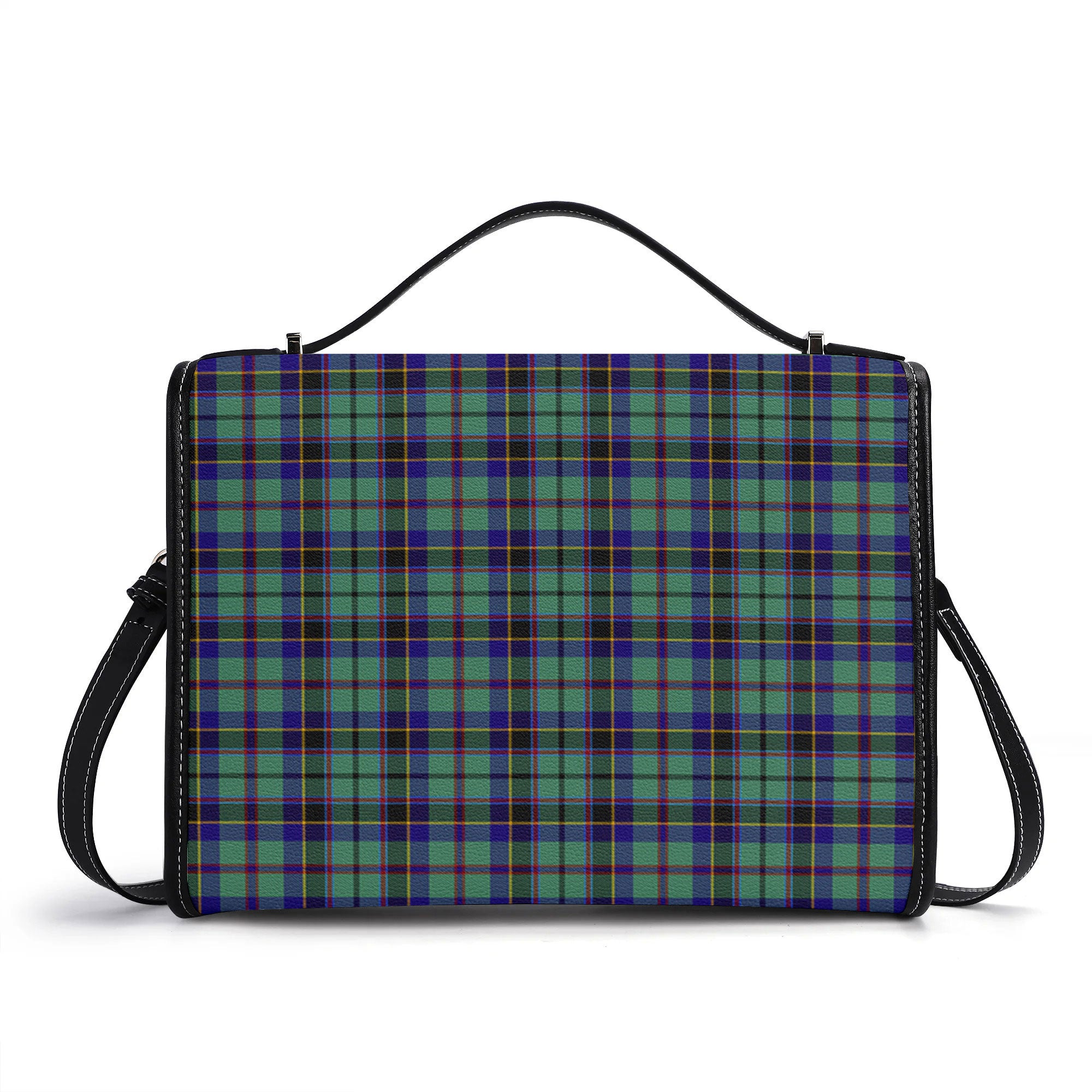 Stevenson Tartan Crest Satchel Bag